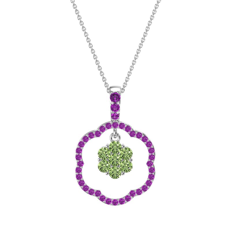 Flower Inside Flower Necklace