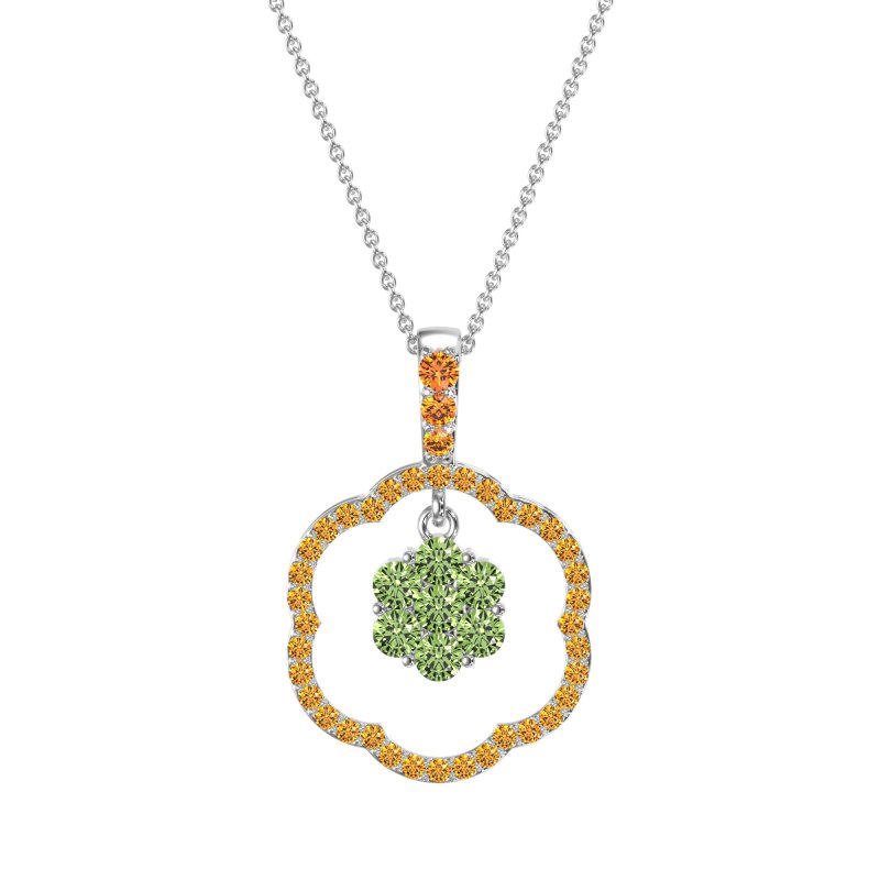Flower Inside Flower Necklace