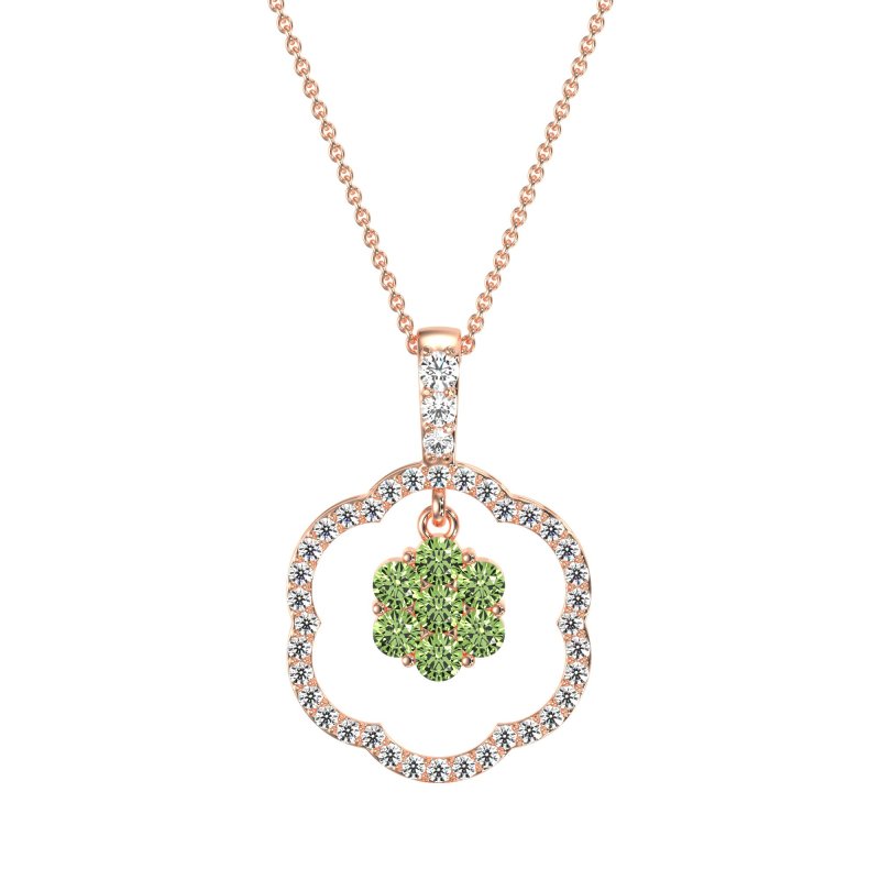 Flower Inside Flower Necklace