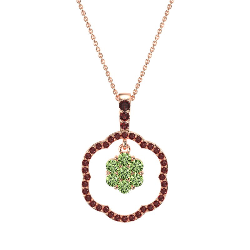 Flower Inside Flower Necklace