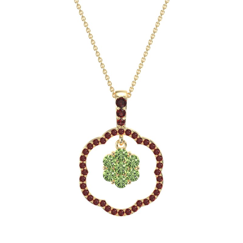 Flower Inside Flower Necklace