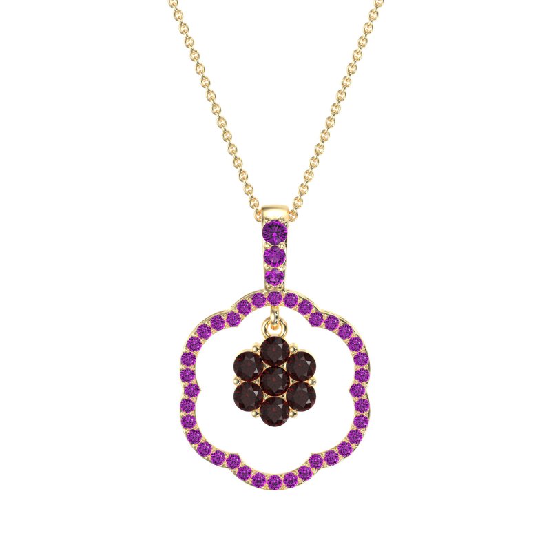 Flower Inside Flower Necklace
