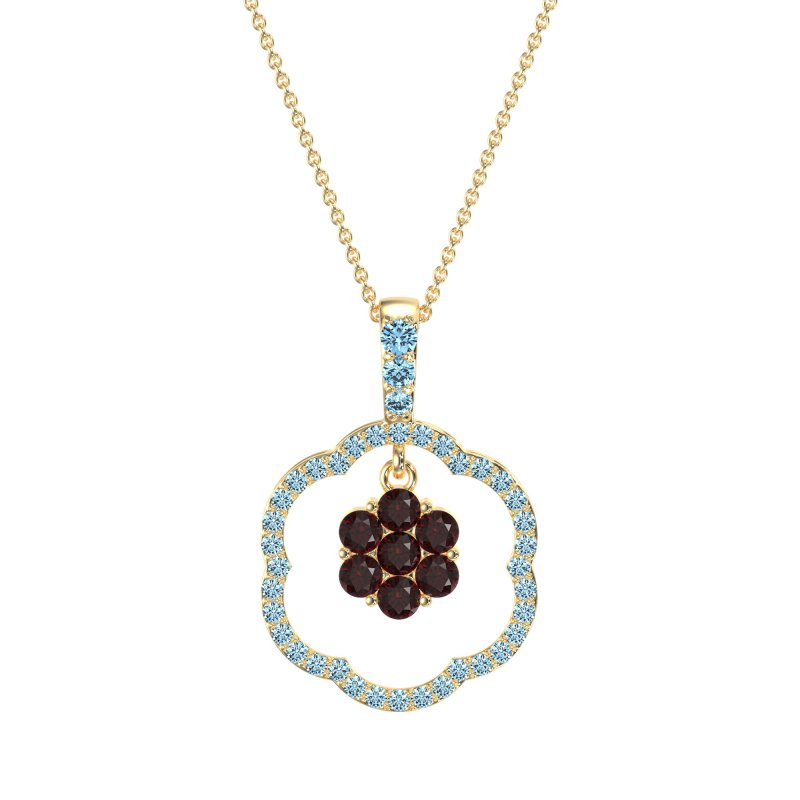 Flower Inside Flower Necklace