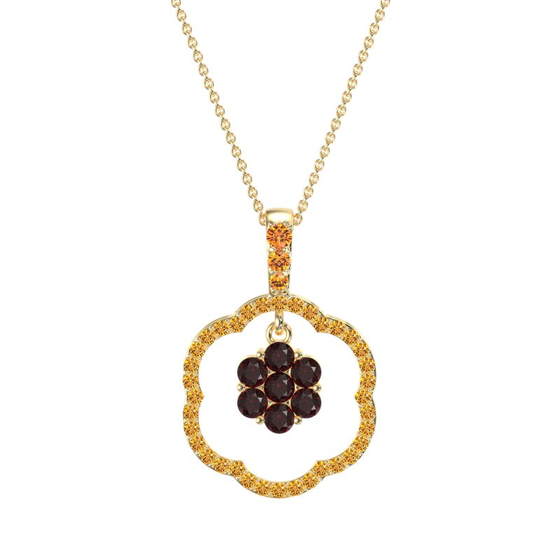 Flower Inside Flower Necklace