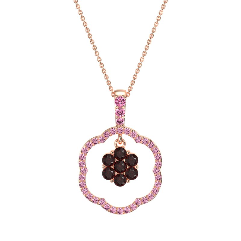 Flower Inside Flower Necklace