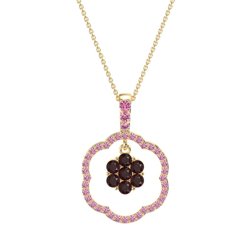 Flower Inside Flower Necklace