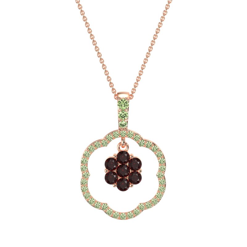 Flower Inside Flower Necklace