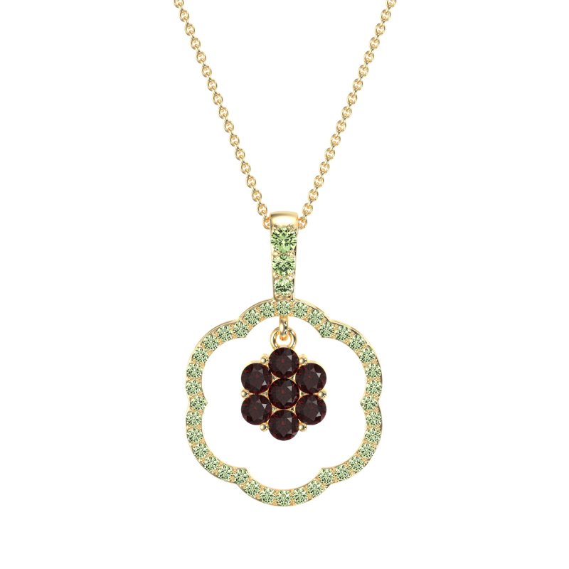 Flower Inside Flower Necklace
