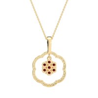 Flower Inside Flower Necklace