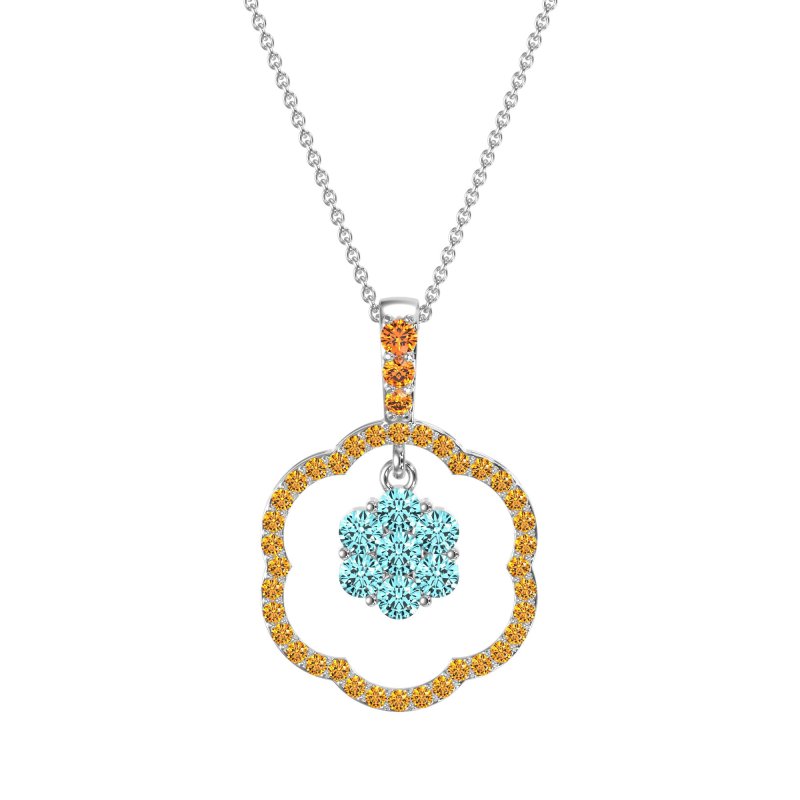 Flower Inside Flower Necklace