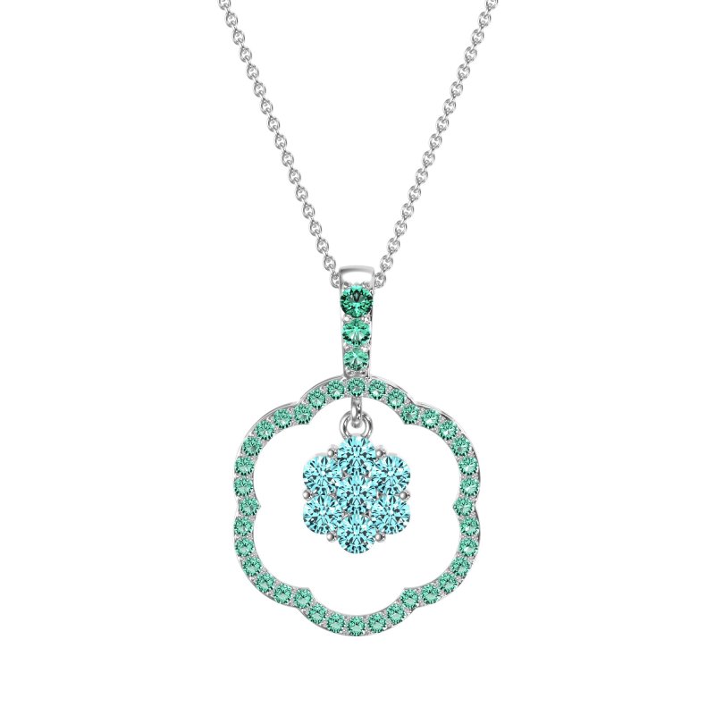 Flower Inside Flower Necklace