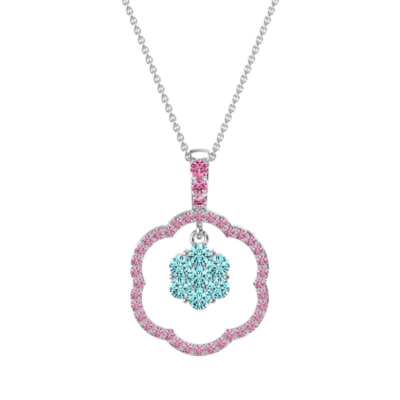 Flower Inside Flower Necklace