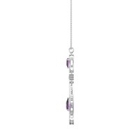 Teardrop Halo Necklace