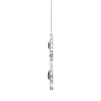 Teardrop Halo Necklace