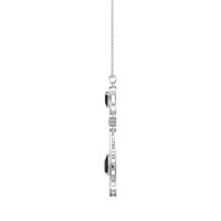 Teardrop Halo Necklace