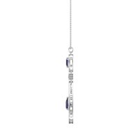 Teardrop Halo Necklace