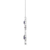 Teardrop Halo Necklace