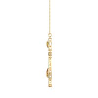 Teardrop Halo Necklace