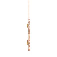 Teardrop Halo Necklace