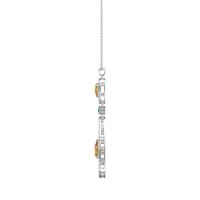 Teardrop Halo Necklace