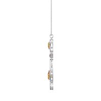 Teardrop Halo Necklace