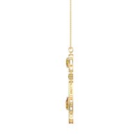 Teardrop Halo Necklace