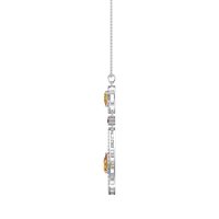 Teardrop Halo Necklace