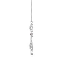 Teardrop Halo Necklace