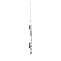 Teardrop Halo Necklace