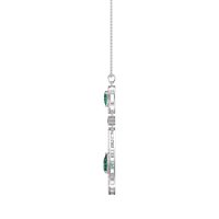 Teardrop Halo Necklace