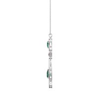 Teardrop Halo Necklace