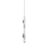Teardrop Halo Necklace