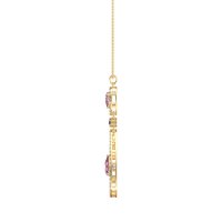 Teardrop Halo Necklace