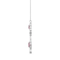 Teardrop Halo Necklace