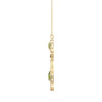 Teardrop Halo Necklace