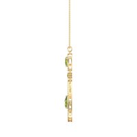 Teardrop Halo Necklace