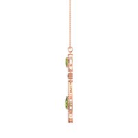 Teardrop Halo Necklace