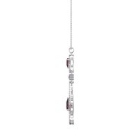 Teardrop Halo Necklace