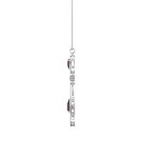 Teardrop Halo Necklace