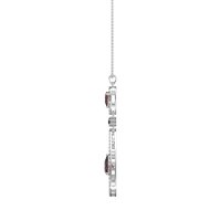 Teardrop Halo Necklace