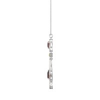 Teardrop Halo Necklace