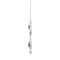 Teardrop Halo Necklace