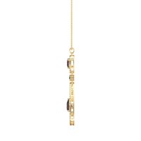 Teardrop Halo Necklace