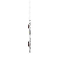Teardrop Halo Necklace
