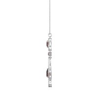 Teardrop Halo Necklace