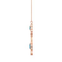 Teardrop Halo Necklace