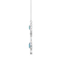 Teardrop Halo Necklace