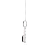 Oval Tear Drop Wrap Necklace