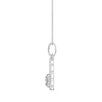 Oval Tear Drop Wrap Necklace