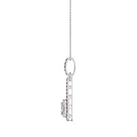 Oval Tear Drop Wrap Necklace